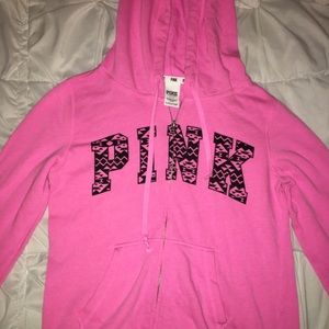 PINK Zip-up Hoodie